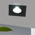 Corp de iluminat LED încastrat dimabil Eglo LED/6W/230V negru