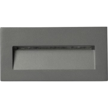 Corp de iluminat LED încastrat FARO 70289 MANI LED/5W/230V 2200/2700/3200/4000K IK07 IP65 gri
