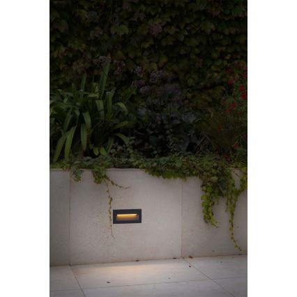 Corp de iluminat LED încastrat FARO 70289 MANI LED/5W/230V 2200/2700/3200/4000K IK07 IP65 gri