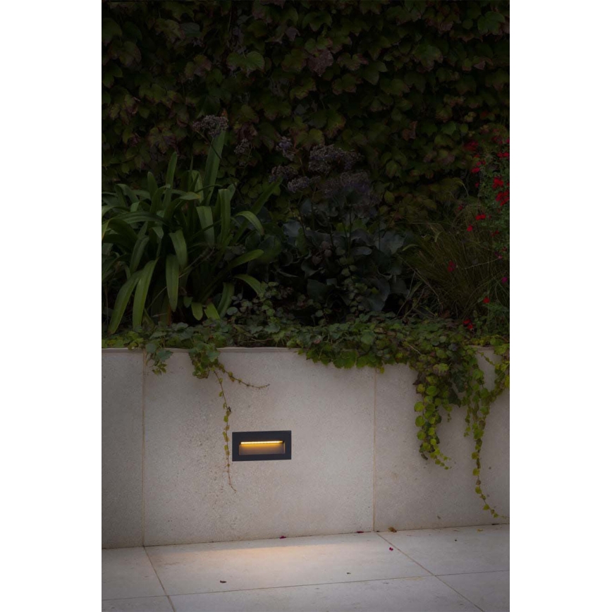 Corp de iluminat LED încastrat FARO 70289 MANI LED/5W/230V 2200/2700/3200/4000K IK07 IP65 gri