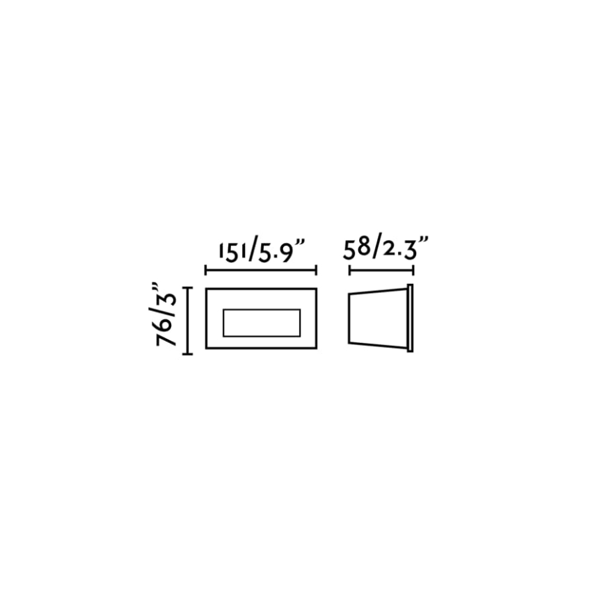 Corp de iluminat LED încastrat FARO 70289 MANI LED/5W/230V 2200/2700/3200/4000K IK07 IP65 gri