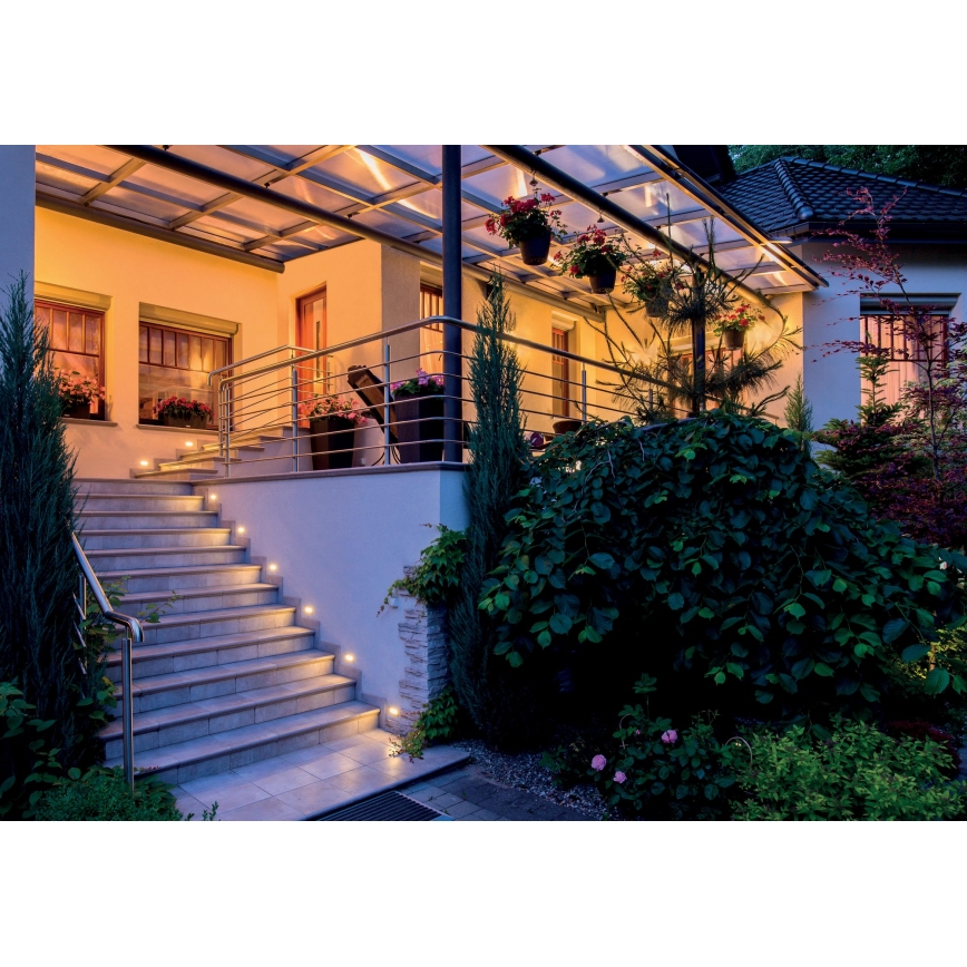 Corp de iluminat LED încastrat GLASI LED/3W/230V 3000K IP44 alb