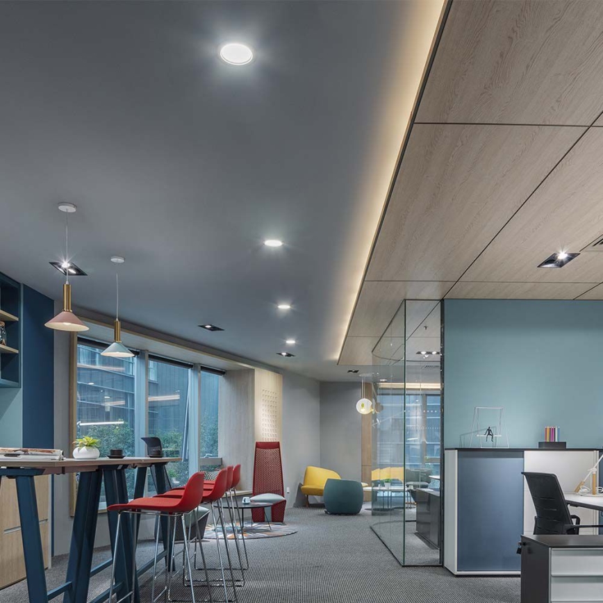 Corp de iluminat LED încastrat LED/24W/230V d. 29,6 cm 6500K alb