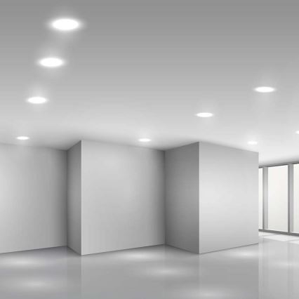 Corp de iluminat LED încastrat LED/24W/230V d. 29,6 cm 6500K alb