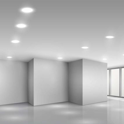 Corp de iluminat LED încastrat LED/3W/230V d. 9,5 cm 4000K alb