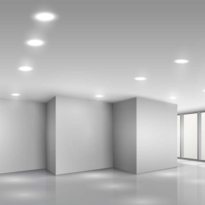 Corp de iluminat LED încastrat LED/3W/230V d. 9,5 cm 4000K alb