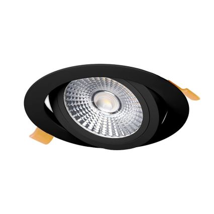 Corp de iluminat LED încastrat LED/6W/230V 4000K d. 8,5 cm negru