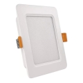 Corp de iluminat LED încastrat LED/9W/230V 12x12 cm alb