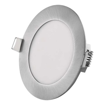 Corp de iluminat LED încastrat NEXXO, 7 W, 230 V, 3000/3500/4000 K, argintiu, Ø 12 cm