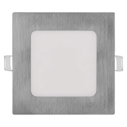 Corp de iluminat LED încastrat NEXXO, 7W, 230V, 3000/3500/4000K, argintiu, 12x12 cm