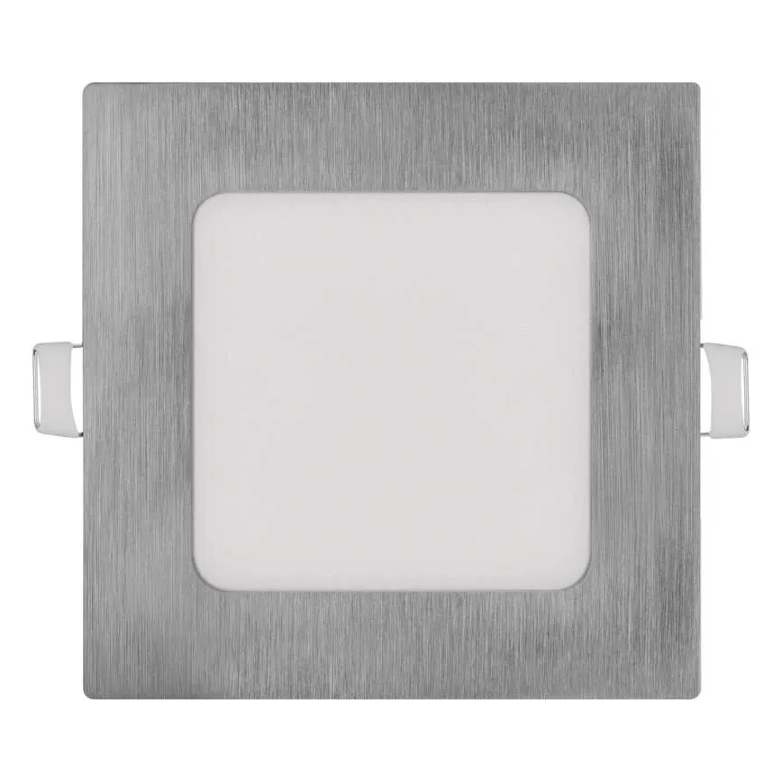 Corp de iluminat LED încastrat NEXXO, 7W, 230V, 3000/3500/4000K, argintiu, 12x12 cm