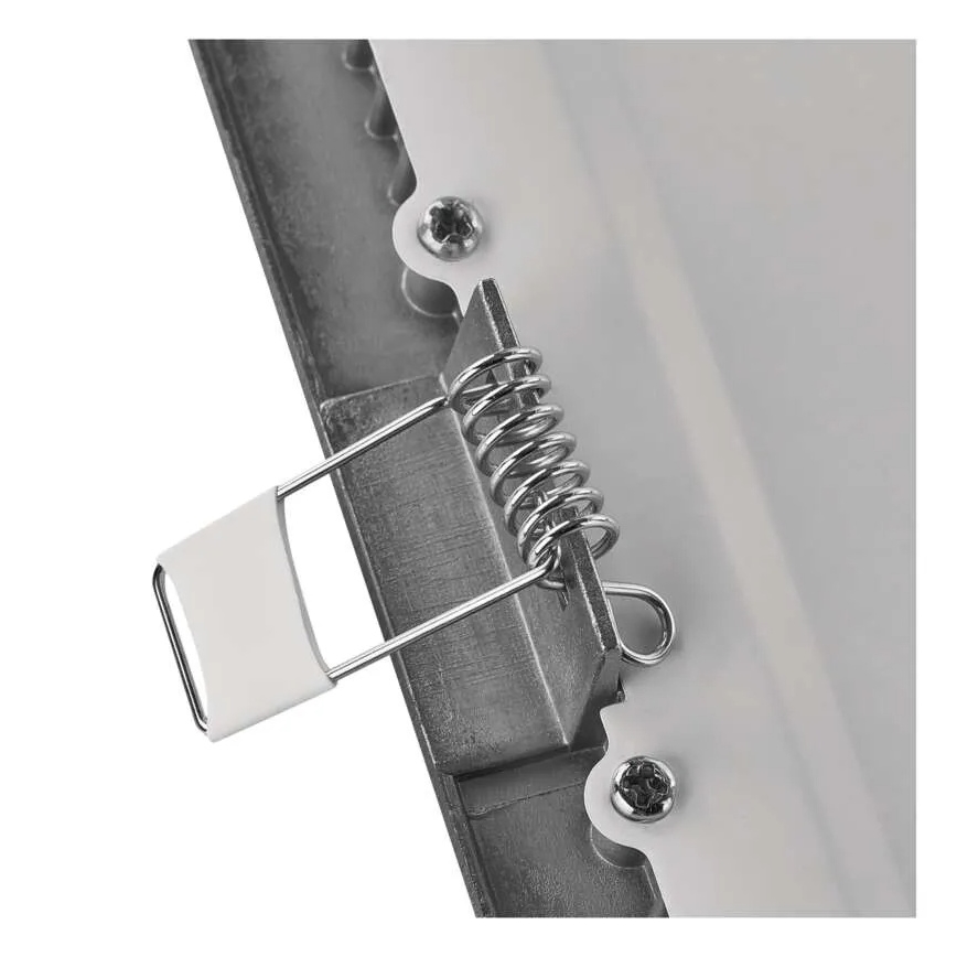 Corp de iluminat LED încastrat NEXXO, 7W, 230V, 3000/3500/4000K, argintiu, 12x12 cm