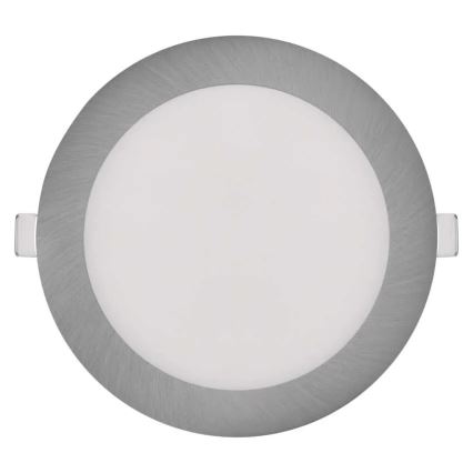 Corp de iluminat LED încastrat NEXXO LED/12,5W/230V 3000/3500/4000K argintiu Ø 17 cm