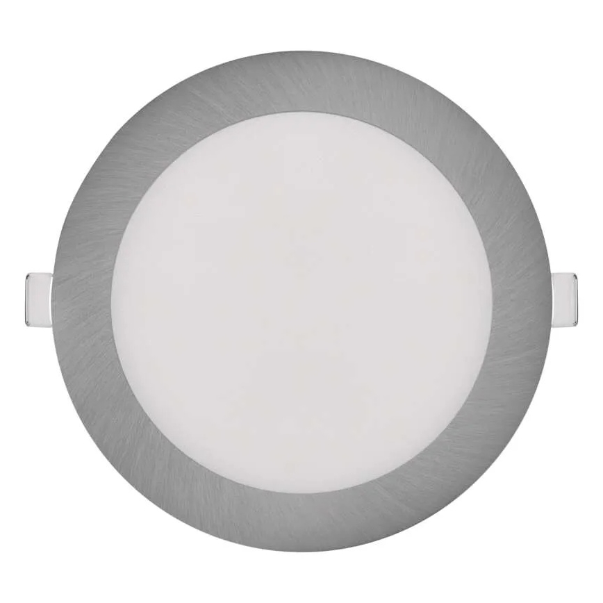 Corp de iluminat LED încastrat NEXXO LED/12,5W/230V 3000/3500/4000K argintiu Ø 17 cm