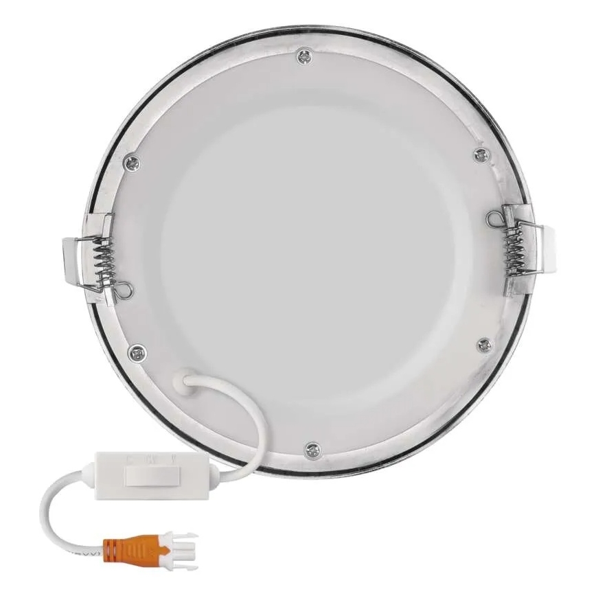 Corp de iluminat LED încastrat NEXXO LED/12,5W/230V 3000/3500/4000K argintiu Ø 17 cm