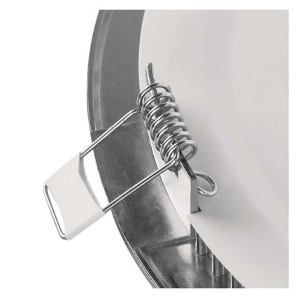 Corp de iluminat LED încastrat NEXXO LED/12,5W/230V 3000/3500/4000K argintiu Ø 17 cm