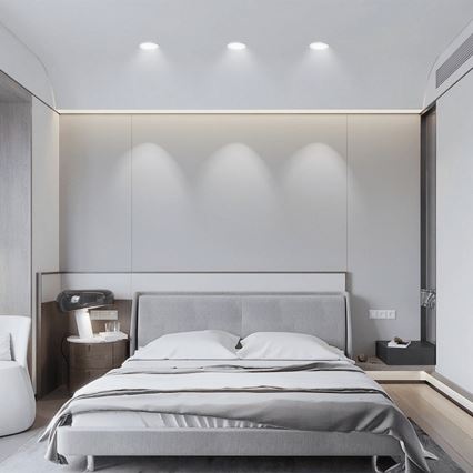 Corp de iluminat LED încastrat pentru baie Aigostar LED/4,8W/230V 6500K alb IP65