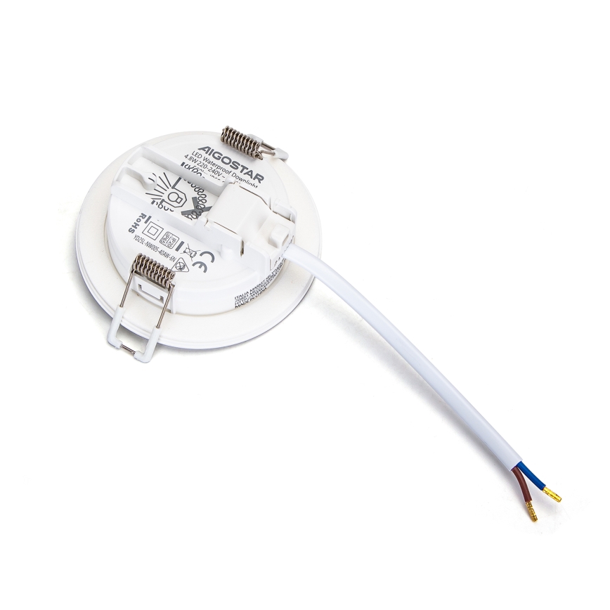 Corp de iluminat LED încastrat pentru baie Aigostar LED/4,8W/230V 6500K alb IP65