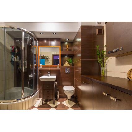 Corp de iluminat LED încastrat pentru baie BONO LED/5W/230V 4000K IP65 negru