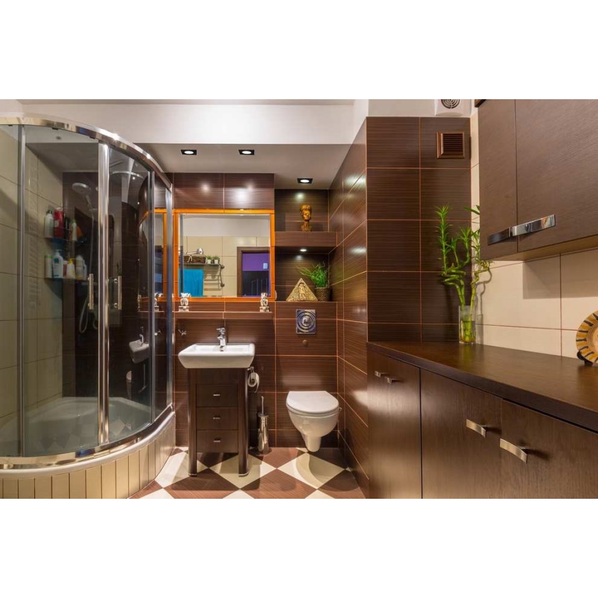 Corp de iluminat LED încastrat pentru baie BONO LED/5W/230V 4000K IP65 negru