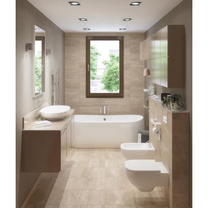 Corp de iluminat LED încastrat pentru baie BONO LED/8W/230V 3000K IP65 crom