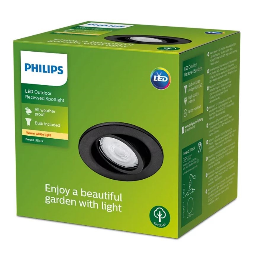 Corp de iluminat LED încastrat pentru baie Philips FRESCO LED/4,6W/230V IP23