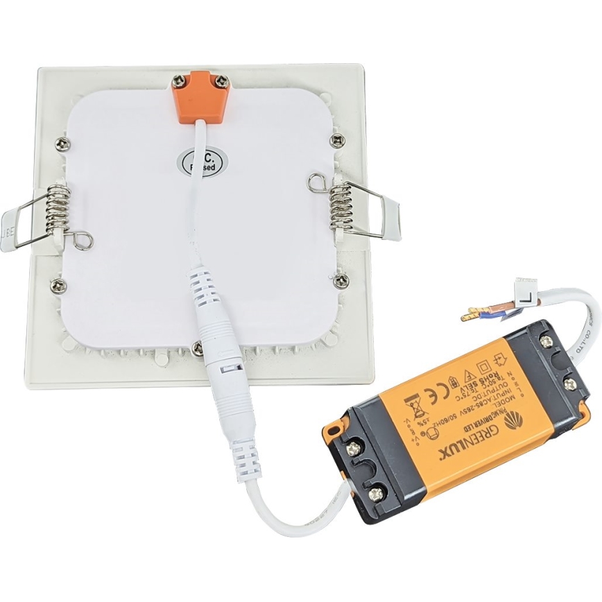 Corp de iluminat LED încastrat pentru baie VEGA LED/24W/230V 2800K d. 29,8 cm IP44 alb zăpadă