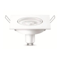 Corp de iluminat LED încastrat Philips Pila 1xGU10/4,7W/230V 4000K