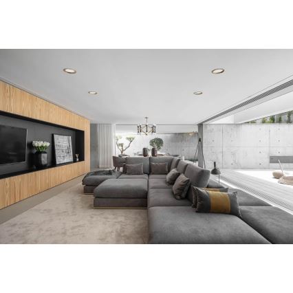 Corp de iluminat LED încastrat RONDO WOODLINE LED/12W/230V 3000K d. 20 cm lemn masiv frasin APLED