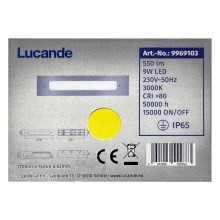 Corp de iluminat LED încastrat RONI LED/9W/230V IP65 Lucande