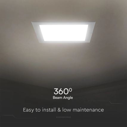 Corp de iluminat LED încastrat SAMSUNG CHIP LED/6W/230V 4000K 12x12 cm alb