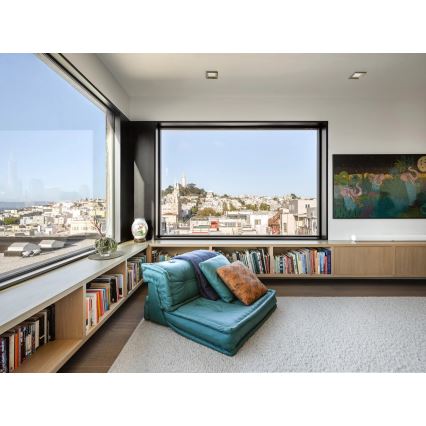 Corp de iluminat LED încastrat SQUARE WOODLINE LED/6W/230V 3000K 12x12 cm lemn masiv frasin APLED