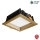 Corp de iluminat LED încastrat SQUARE WOODLINE LED/6W/230V 3000K 12x12 cm lemn masiv stejar APLED