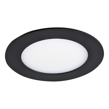 Corp de iluminat LED încastrat VEGA LED/6W/230V 2900/3900/5800K d. 12,5 cm negru
