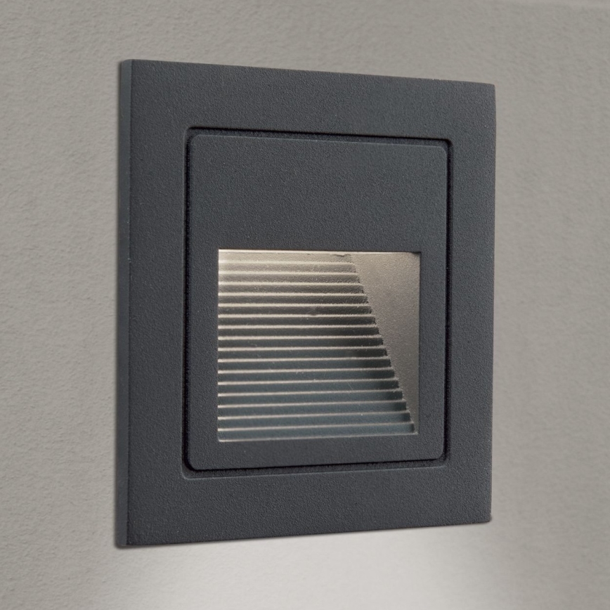 Corp de iluminat LED încorporat LORO LED/2W/230V IP65 antracit