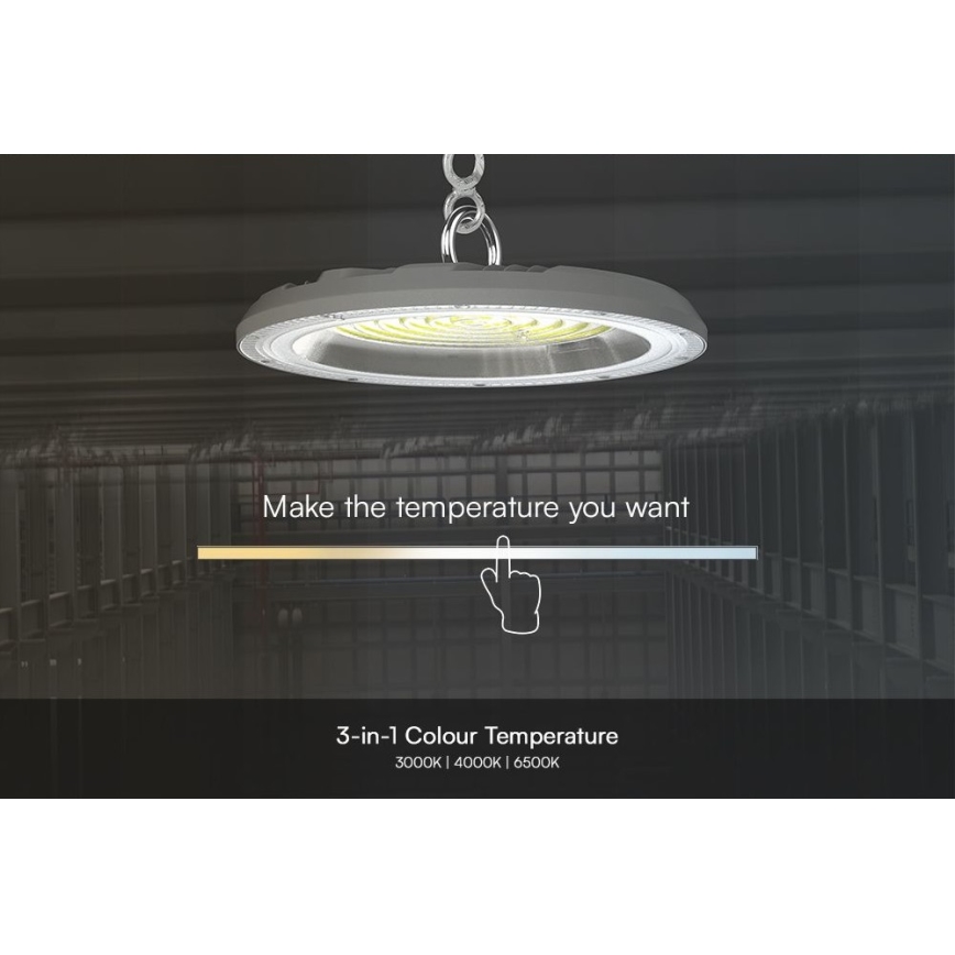 Corp de iluminat LED industrial High Bay LED/100W/230V 3000/4000/6500K IP65 ø 23,5 cm