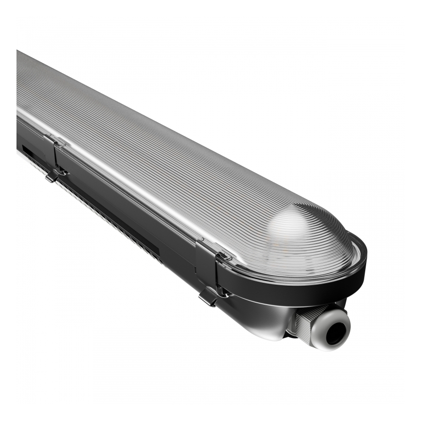 Corp de iluminat tehnic tip fluorescent LED LIMEA GIGANT PRO LED/20/26/33/40W/230V 4000K IK10 IP66 120 cm negru