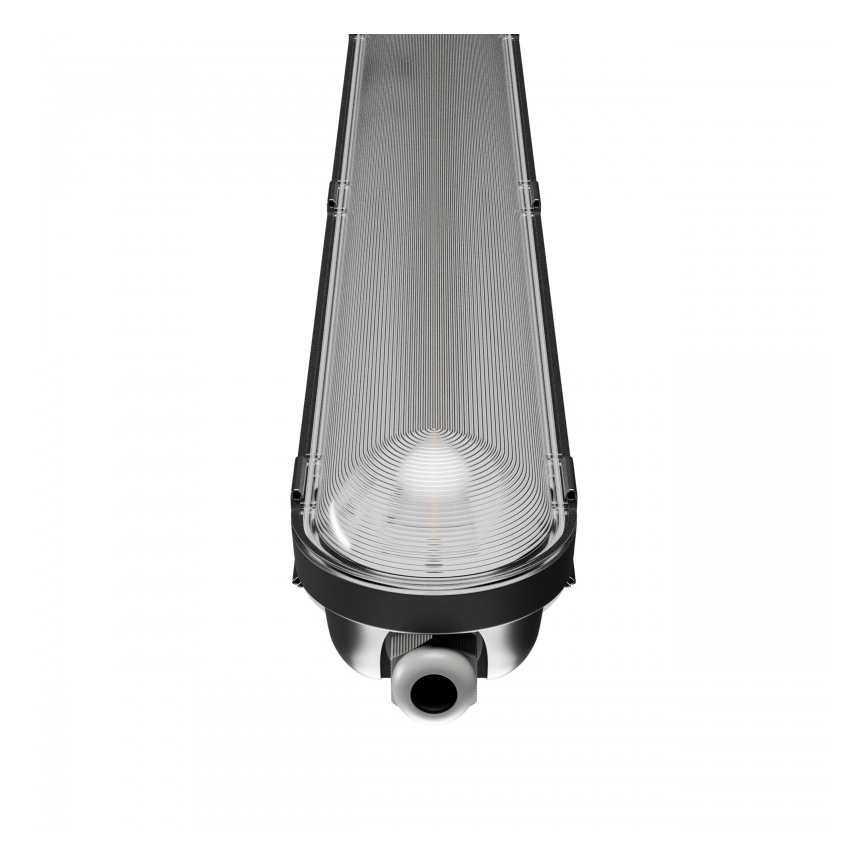 Corp de iluminat tehnic tip fluorescent LED LIMEA GIGANT PRO LED/20/26/33/40W/230V 4000K IK10 IP66 120 cm negru