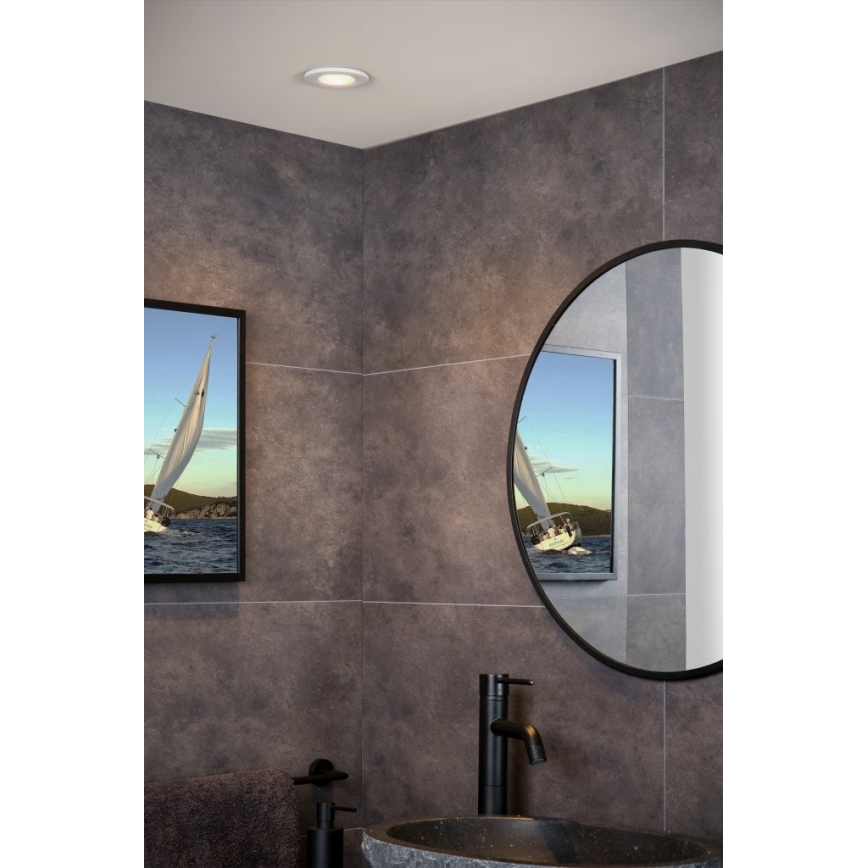 Corp de iluminat LED pentru baie BINKY LED/6,5W/230V IP65 Lucide 22973/06/99