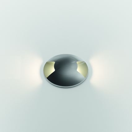 Corp de iluminat LED pentru căi de acces Ideal Lux ROCKET LED/2W/24V CRI 90 IP68 crom mat