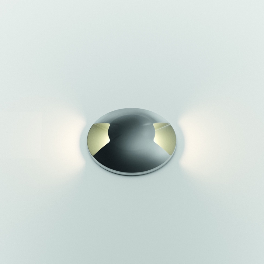 Corp de iluminat LED pentru căi de acces Ideal Lux ROCKET LED/3W/230V CRI 90 IP65 crom mat