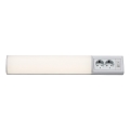 Corp de iluminat LED pentru corpuri de bucătărie, cu 2 prize Rabalux LED/10W/230V 4000K 50 cm alb