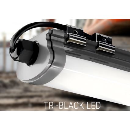 Corp de iluminat LED pentru corpuri de bucătărie LED/60W/230V 6000K 120 cm IP65 negru