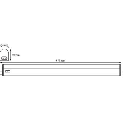 Corp de iluminat LED pentru corpuri de bucătărie Osram BATTEN LED/10W/230V