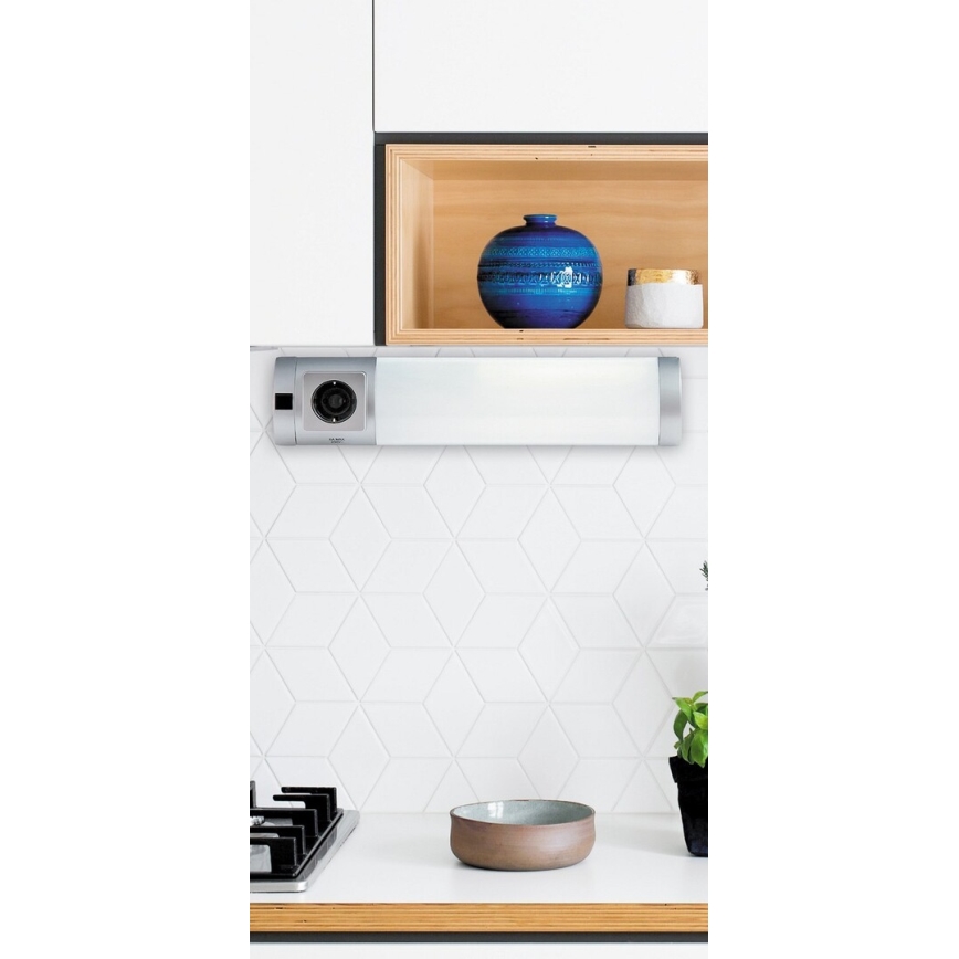 Corp de iluminat LED pentru corpuri de bucătărie Rabalux cu priză LED/5W/230V 4000K crom mat