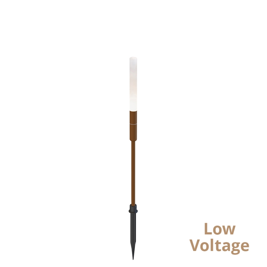 Corp de iluminat LED pentru exterior STICK LED/1,5W/24V IP65 maro