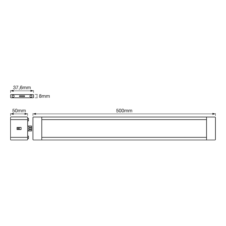 Corp de iluminat LED pentru mobilier cu senzor CABINET LED/10W/230V Ledvance