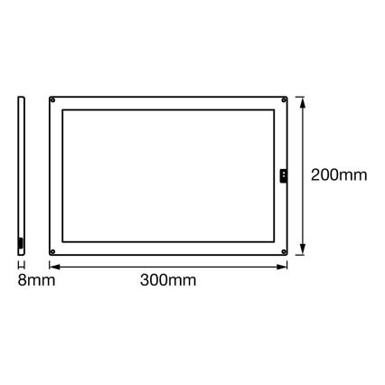 Corp de iluminat LED pentru mobilier cu senzor CABINET LED/14W/230V Ledvance