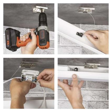 Corp de iluminat LED pentru montaj sub dulap, 60W, 230V, 4000K, 150 cm