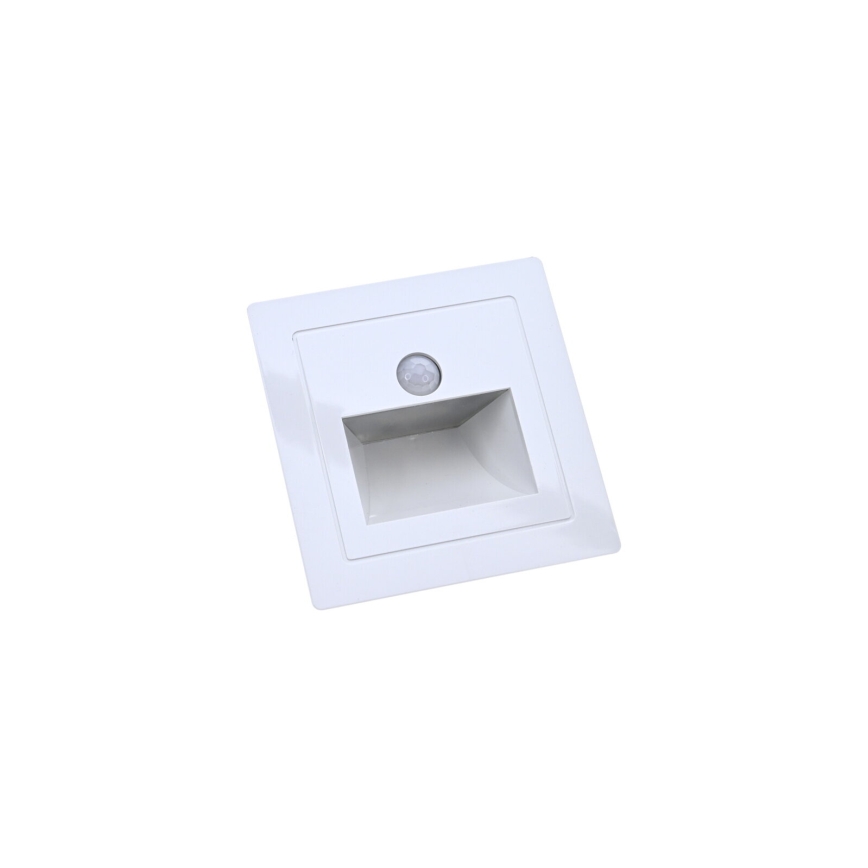Corp de iluminat LED pentru scară cu senzor de mișcare și senzor crepuscular LED/3W/230V 3000K alb